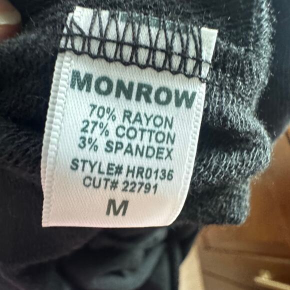 Monrow Women's Super Soft Halter Neck Jumpsuit Black Size Medium NWT - Picture 12 of 12